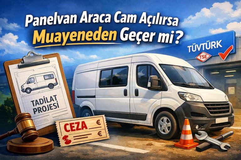 Panelvan Araca Cam Açılırsa Muayeneden Geçer mi?